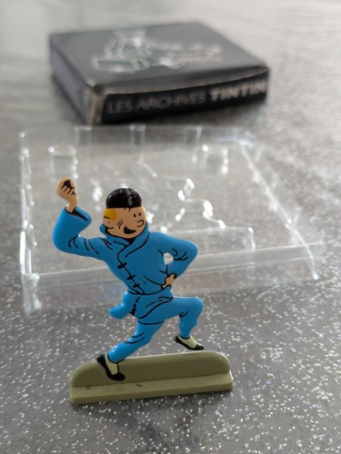 Figurine tintin plat métal - figurine, de