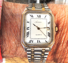 montre   AURORE QUARTZ  PILE NEUVE BRACELET METAL TRES BON ETAT