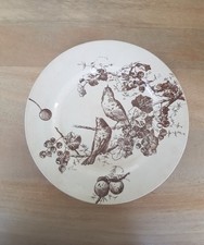 Ancien Plat Rond Terre De Fer