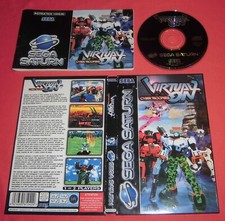 Saturn Cyber Troopers Virtual On [PAL (Fr)] Complet Sega Console *JRF*