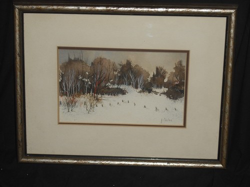 Conlon winter snow - , trees