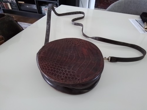 Sac main vintage caiman - à,