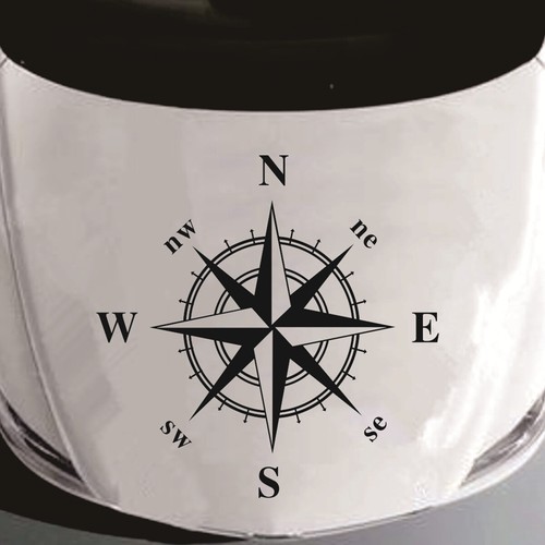 Compass graphics body - graphics, side