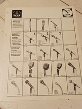 ancienne fiche  MICROPHONE AKG