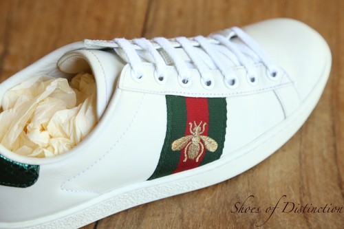 Baskets gucci ace bee cuir - baskets,