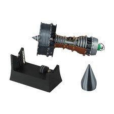 Maquette Réaliste Moteur Avion Vitesse Réglable Alimenté USB Décoration