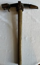 Ancien piolet montagne alpiniste gainé cuir (fab française. Chatel). déco chalet