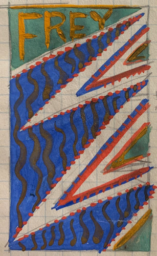 Rare dessin gouache projet - rare,