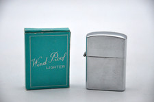 Ancien briquet à essence WIND PROOF Lighter avec boite écrin collection
