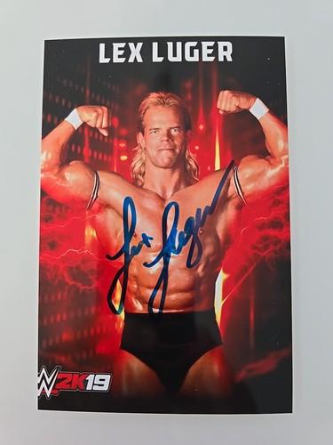 Lex luger autographe original - lex,