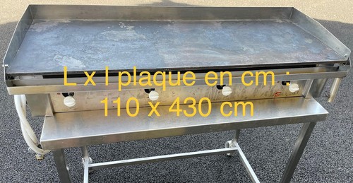 Plancha pro feux gaz - 4,