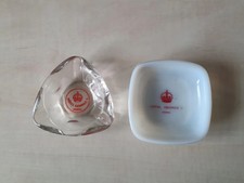 Lot de 2 cendriers vide poche hôtel Georges V Opalex France vintage