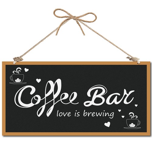 Café bar panneau - panneau, décoratif