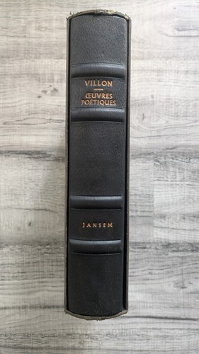Villon jansem oeuvres - villon,jansem, :