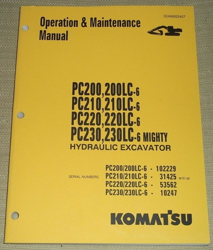 Komatsu pc200 pc210 pc220 - pc200-6,