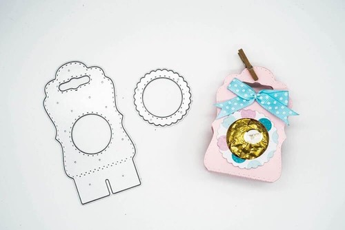 Pochoir découpe pour - de, carte