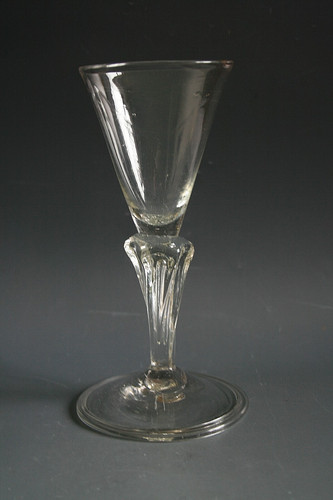 Verre vin 18ème siècle - À,