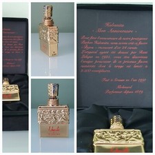 Molinard "Habanita" Rare édition limitée 1991 Anniversaire or 24k No100 Sur 2500