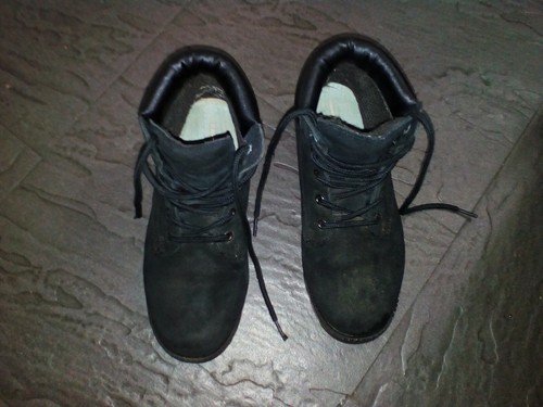 Chaussure haute daim noir - chaussure,