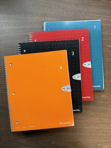 Livescribe notebooks lot 4 - of,
