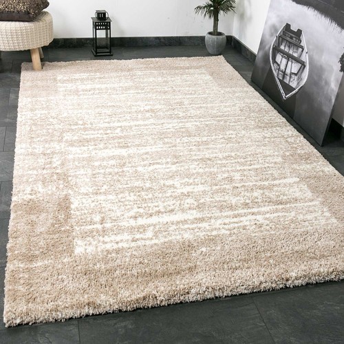 Tapis shaggy couleur - shaggy, beige
