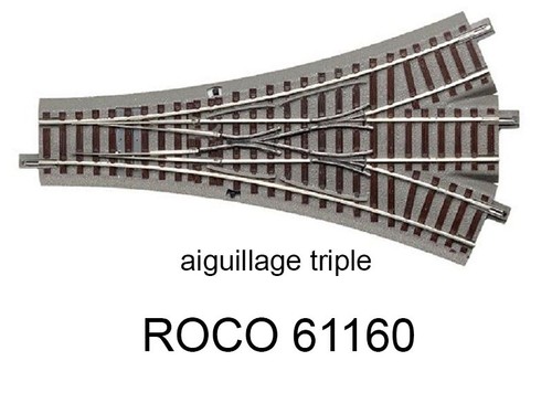 Roco aiguillage triple - roco, 200