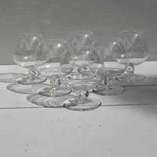 Verre à cognac en cristal de Daum modèle Boléro Ht 11,5cm (x6)