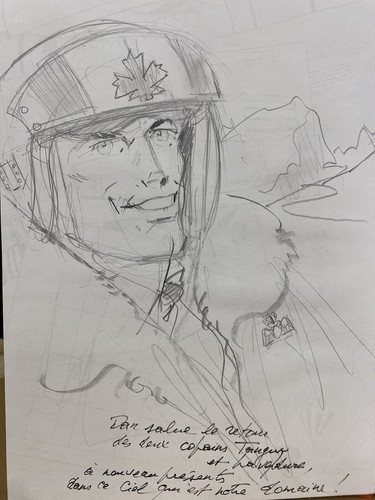 Dédicace dessin original - et,