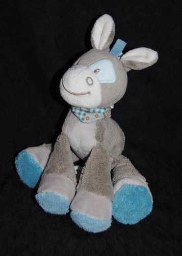 Doudou âne cheval nattou - cheval,