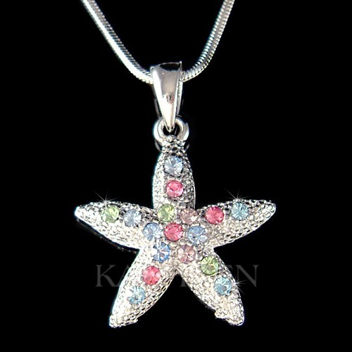 Collier étoile mer rainbow - collier,