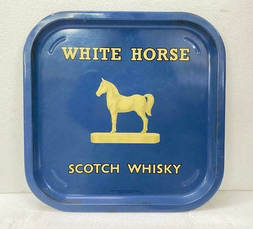 Vintage ancien white horse - vintage,