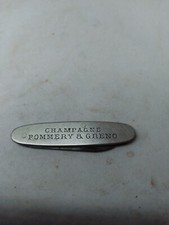ANCIEN CANIF PUBLICITAIRE DE MARQUE CHAMPAGNE POMMERY & GRENO