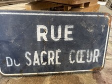 Ancienne Plaque Émaillée De