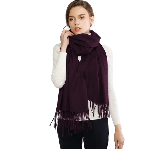 Echarpe violet etole femme - echarpe,