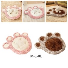 Lit plat en forme de patte d'ours pour chien, tapis de lit antidérapant pour