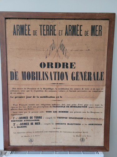 Affiche originale ordre - affiche,
