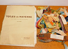 vintage LOT TOILES de MAYENNE
