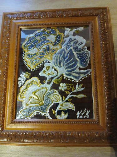 Miroir création artisanale - , en