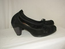 MYMA Escarpins daim noir P.37 (chausse un bon 38)