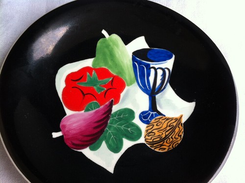 Rare assiette décorative - dÉcorative, de