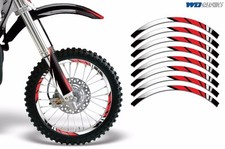 Jante Bord Kit Pour Honda Cr Crf CRM XR Grom MX Moto Sticker Racing Stickers