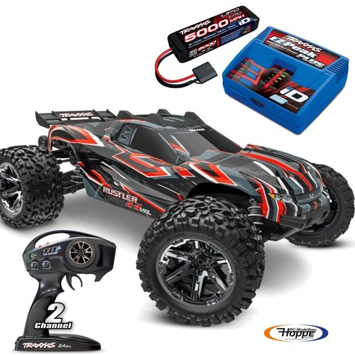 Traxxas rustler 4x4 - rustler, rouge