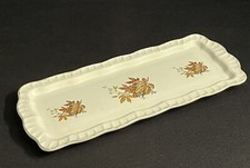 Ancien Plat À  Cake Digoin sarreguemines Décor Floral