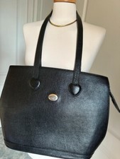 SAC CUIR GRAINE MAC DOUGLAS NOIR EXCELLENT ETAT