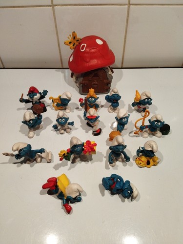 Lot schtroumpfs schleich - lot,