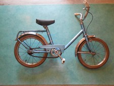 Vélo enfant ancien Motobécane bleu métallisé