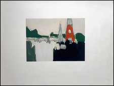 Nicolas de STAËL : PARIS la Tour Eiffel, lithographie 1974