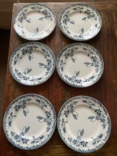 Assiettes plates Terre de fer, Saint Amand et Hamage Modern Style
