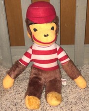 Vintage Stuffed Plush Monkey