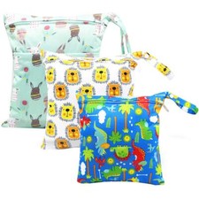 Sac Étanche Sac à Couches Lavables Etanche Réutilisable Organiseur des Couche...